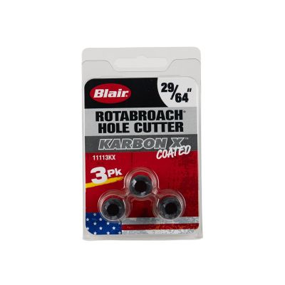 BLR11113KX image(0) - Blair 29/64" Karbon X Rotabroach Cutters - 3PK (11113KX)