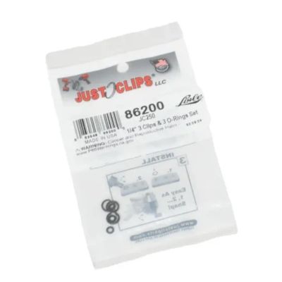 LIS86200 image(0) - Lisle JC250 1/4-inch 3 Clips & 3 O-Rings Set