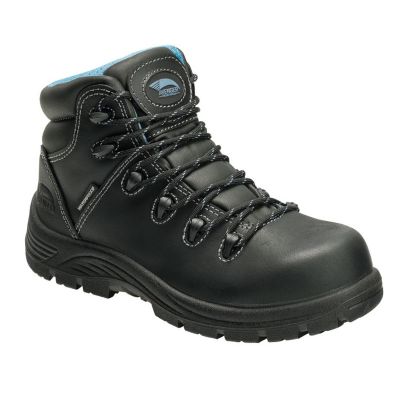 FSIA7127-9W image(0) - Avenger Framer Series - Women's High Top Work Boots - Composite Toe - IC|EH|SR|PR - Black/Black - Size: 9W