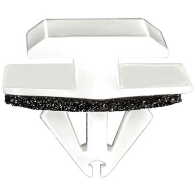 AVC21198 image(0) - AUVECO 21198 Door Cladding Molding Clip, (15 x 20 mm Top x 20 x 24 mm Bottom) Head, Nylon, White
