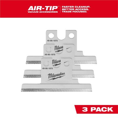 MLW49-90-1975 image(0) - Milwaukee Tool AIR-TIP&trade; Debris Scraper Blade 3-Pack