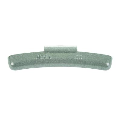 PWWEN055Z image(0) - Wegmann Automotive 55 g Zinc Coated Clip-on ENZ Green Series Wheel Weight (Box of 25)