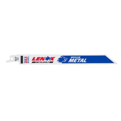 LEX20563S818R image(0) - Lenox Tools 8 Inch 18 TPI Bi-Metal Reciprocating Saw Blade - 1 Pack