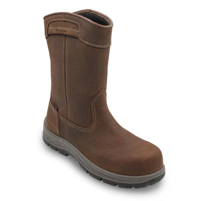 FSIA8214-7D image(0) - Avenger Work Boots Framer MAX Wellington - Women's - CT|EH|WP|SR|SF - Brown - Size: 7 - D - (Regular)
