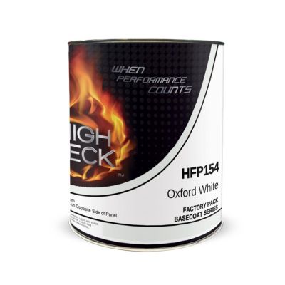 HITHFP154-1 image(0) - High Teck Products HFP154-1 Series HFP National Rule Urethane Basecoat, 1 gal, Oxford White, 6.8 lb/gal VOC