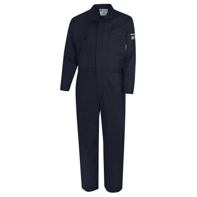 OBRZFE109-L image(0) - OBERON Coveralls - FR/Arc-Rated 7.5 oz  88/12 - Navy - Size: L