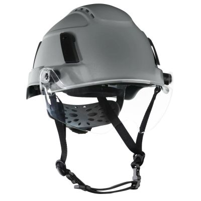 JCK22178 image(0) - Jackson Safety Safety Helmet - XS2-550V Series - Type 2 Plus - Vented - With Flip-Up Visor - Gray