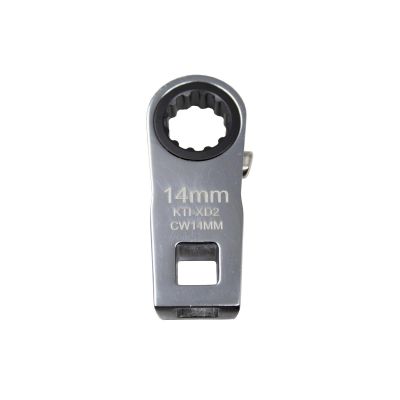 KTIXD2CW14MM image(0) - K Tool International Ratcheting Crowfoot Wrench 14mm 3/8 Inch Drive