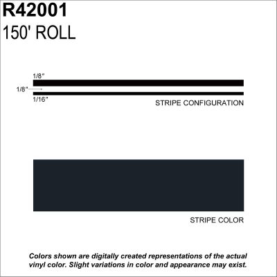 SHR42001 image(0) - SHARPLINE CONVERTING INC MS, 5/16" X 150'; Md Dark Char Metallic
