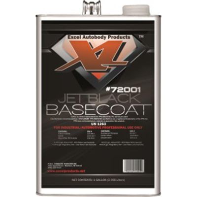 XLB72001 image(0) - Excel Auto Body Products JET BLACK BASECOAT GA