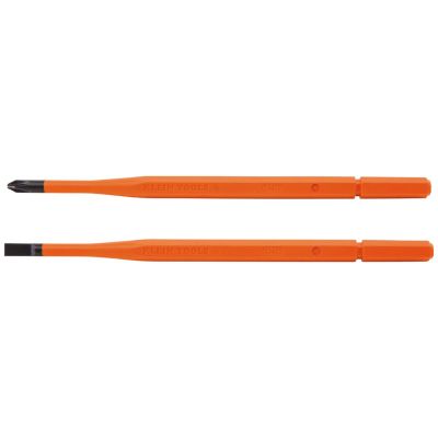 KLE13156 image(0) - Klein Tools Screwdriver Blades, Insulated Single-End, 2-Pack