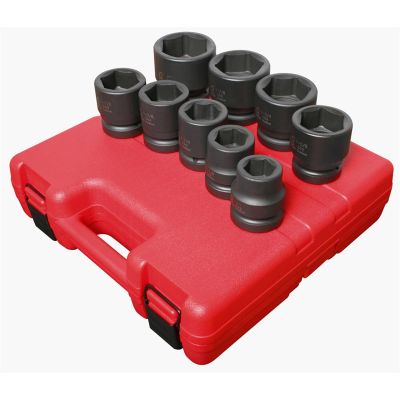 SUN5699 image(0) - SUNEX SOCKET SET IMPACT 1" DR 9PC STD SAE JUMBO