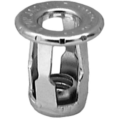 AVC13016 image(0) - AUVECO 13016 Type 1 Expansion Jack Nut, 1/4 in - 20 TPI x 0.731 in x 0.015 to 0.187 in Grip Range, 1010 Steel, Zinc