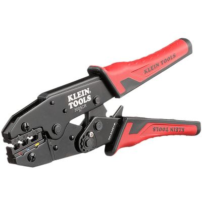 KLE3005CR image(0) - Klein Tools Ratcheting Crimper, 10-22 AWG - Insulated Terminals