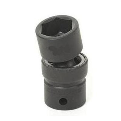 GRE2124UM image(0) - Grey Pneumatic 1/2" Drive x 24mm Standard Universal- 12 Point Socket - Black