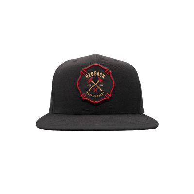 RDBHATC15 image(0) - Redback Rescue Snapback Firefighter Patch Black