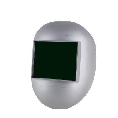 SRWS28911 image(0) - Sellstrom Welding Helmet - Passive - Nylon - Fixed Front  - 5.25-inch x 4.50-inch Viewing Area - Shade 10 - Ratcheting Headgear - Silver - 280 Series