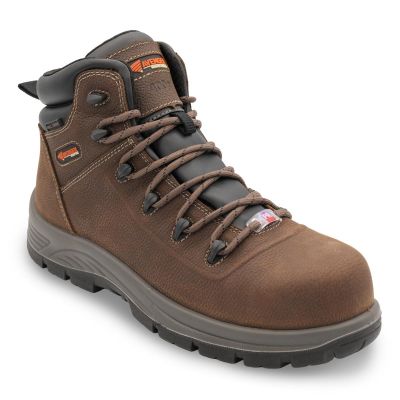 FSIA8202-7-5EE image(0) - Avenger Work Boots Framer MAX Mid Insulated - 400 Gram - Men's - CT|EH|PR|WP|IN|SR|SF - Brown - Size: 7.5 - EE - (Extra Wide)
