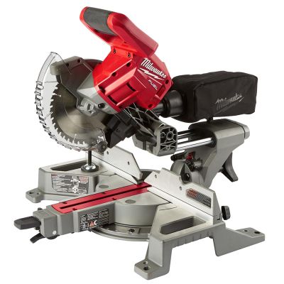 MLW2733-20 image(0) - Milwaukee Tool M18 FUEL 7-1/4&rdquo; Dual Bevel Sliding Compound Miter Saw (Tool Only)