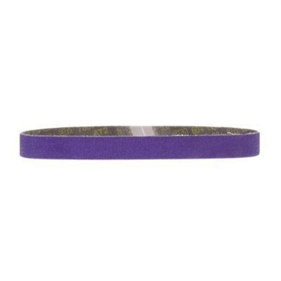 MMM33449 image(0) - 3M Cubitron II 33449 786F Series File Belt, 3/4 in W x 20-1/2 in L, 36+ Grit, Purple