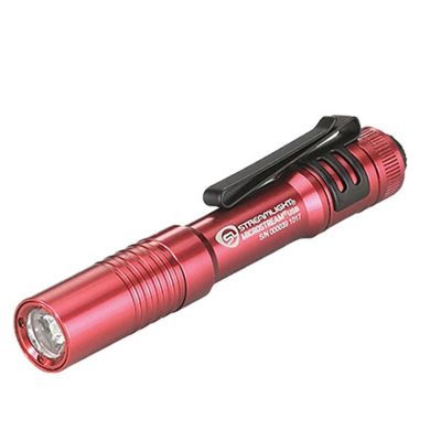 STL66605 image(0) - Streamlight 250 Lumen MicroStream USB Penlight - Includes Micro-USB cord and lanyard - Box - Red