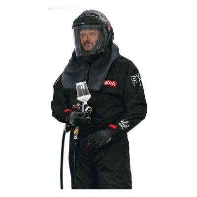SAT550056BK image(0) - SATA Spray Equipment Pro Series Paint Suit, Black, Large