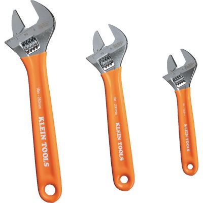 KLED5073 image(0) - Klein Tools Extra-Capacity Adjustable Wrenches, 3-Piece