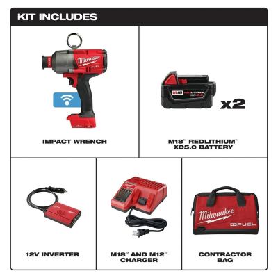 MLW2865-22 image(1) - Milwaukee Tool M18 FUEL&trade; 7/16" Hex Utility HTIW w/ ONE-KEY&trade; Kit