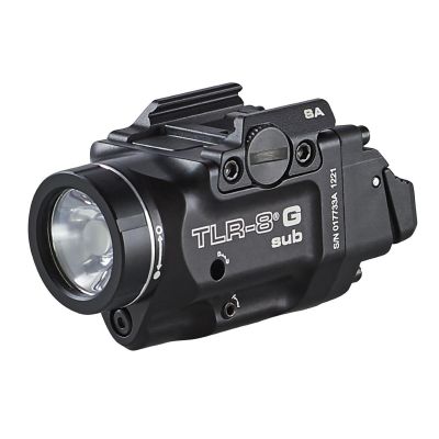 STL69439 image(0) - Streamlight TLR-8 sub Rail Mounted Tactical Light with Green Laser for SIG SAUER P365 and P365 XL Handguns, Black