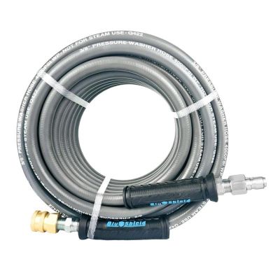 BLBPWSW3850-CP image(0) - BluBird BluShield Single Wire 3/8 X 50' 4K PSI Pressure Washing Hose