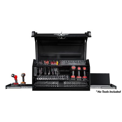 EXTPWS4124TXBK image(0) - Extreme Tools PWS Series 41in W x 24in D Deluxe Extreme Portable Workstation, Gloss Black