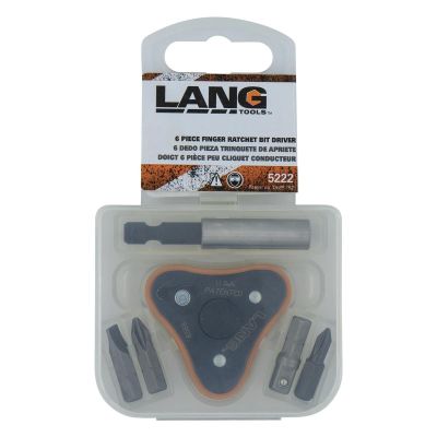KAS5222 image(1) - Lang Tools (Kastar) 5222 6-Pc. Finger Ratchet Bit Driver