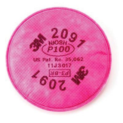 MMM7000 image(0) - 3M P100 2PK PARTIC FILTER FOR BODYMAN RESPIRATOR