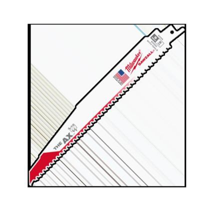 MLW48-00-8026 image(0) - Milwaukee Tool 9" 5 TPI The Ax Sawzall  Blade (25 Pk)