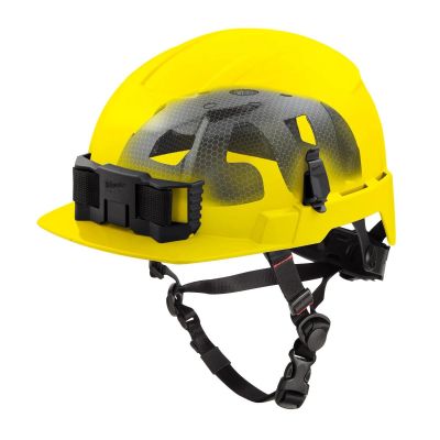 MLW48-73-1367 image(0) - Milwaukee Tool BOLT Yellow Front Brim Safety Helmet with IMPACT ARMOR Liner (USA) - Type 2, Class E