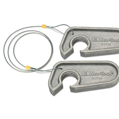 KEN31714 image(0) - Ken-Tool Pair of 31713 Aluminum Bead Holders w/Cable