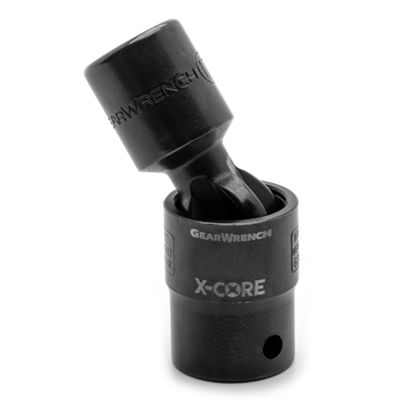 KDT84474 image(0) - GearWrench 3/8 Inch Drive 6 Point Standard X-Core Pinless Impact Universal Metric Socket 24mm