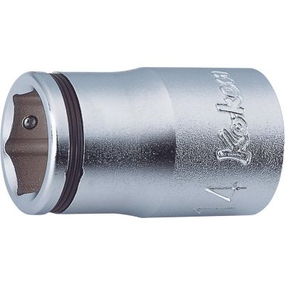 KKN4450M-22 image(0) - Ko-ken USA 4450M-22 1/2 Sq. Dr. Socket 22mm Nut Grip Length 37mm