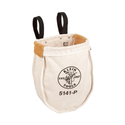 KLE5141P image(0) - Klein Tools Tool Bag, Canvas Utility Bag, Loop Connection, 10 x 5 x 12-Inch