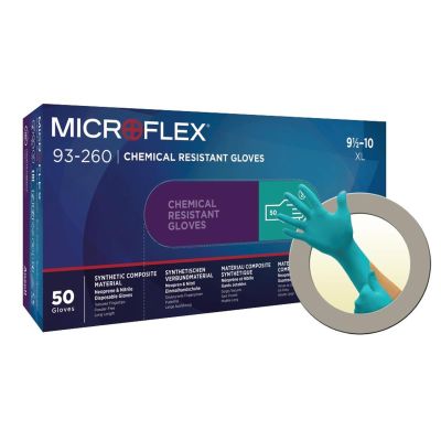 MFX93260090-CASE image(1) - Microflex GLOVE 93-260 CHEM RESISTANT L