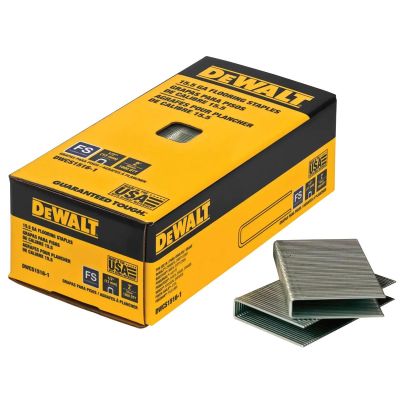 DWTDWCS1516-1 image(0) - DEWALT 15.5 Gauge, 1/2" Crown, 2" Hardwood Flooring Staples