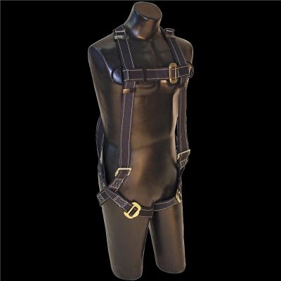 SRW800652 image(0) - FALL SAFE Safety Harness - A-SERIES NOMEX / KEVLAR WEB - Nomex / Kevlar Vest Style - Back, Pass Through, Pass Through - Size: Big Boy