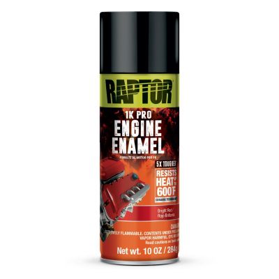 UPO4921 image(0) - U Pol Products RAPTOR Engine Enamel Bright Red 10oz