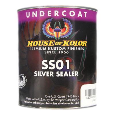 HOKSS01-Q01 image(0) - House Of Kolor SS01.Q01 Urethane Silver Sealer, 1 qt, Metallic, 6:1 Mixing