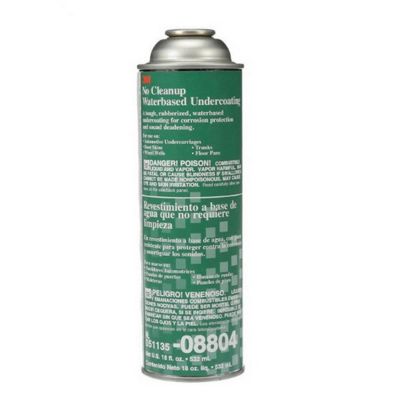 MMM8804 image(0) - 3M 08804 Water Based Undercoating, 22.4 fl-oz Can, Black