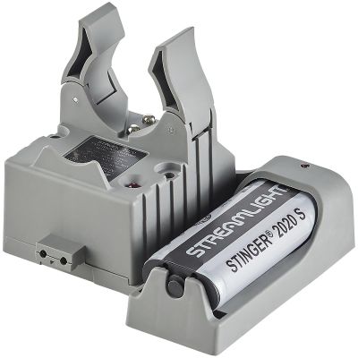 STL78204 image(0) - Streamlight PiggyBack Charger - Includes Stinger 2020 S Battery Pack - Gray