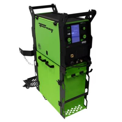 FOR11415 image(0) - Forney Industries 250 MP (Multi-Process) PRO Welder with Dual Cylinder Cabinet Cart