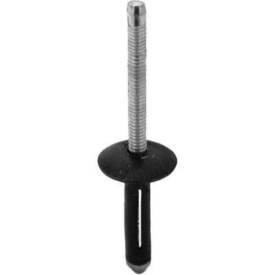 AVC17639 image(0) - AUVECO 17639 Split-Type Rivet, 1/4 in Dia x 3/16 to 3/8 in Grip Range, Aluminum, Black