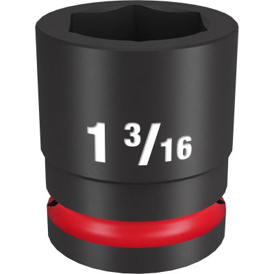 MLW49-66-6310 image(0) - Milwaukee Tool SHOCKWAVE Impact Duty  3/4"Drive 1-3/16" Standard 6 Point Socket