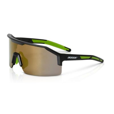 JCK60009 image(0) - Jackson Safety  Safety Glasses - MAXVIEW Series - Gold Mirror Lens - Black Frame - Hardcoat Anti-Scratch